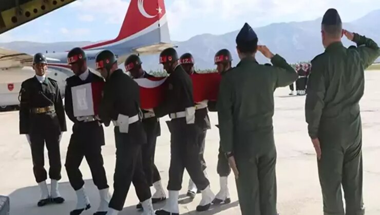 Hakkari’de şehitlerimiz için ikinci tören: 6 kahraman memleketlerine uğurlandı