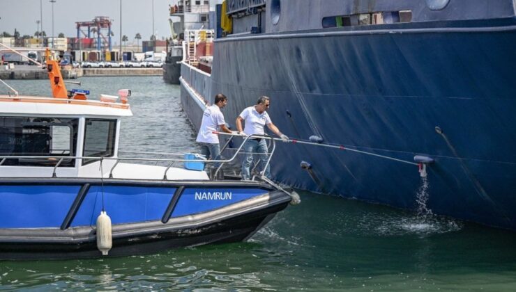 Mersin’de denizi kirleten 91 gemiye 300 milyon lira ceza