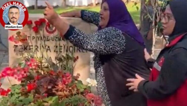 Şehit annesi AKP’li ve MHP’li yöneticileri şehitlikten kovdu