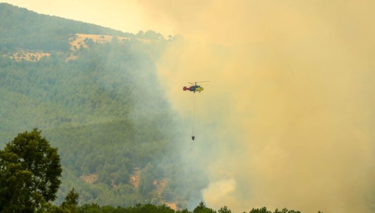 Urla’daki yangın kontrol atına alındı