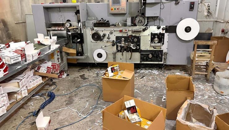 20 milyon 400 bin kaçak makaron ele geçirildi