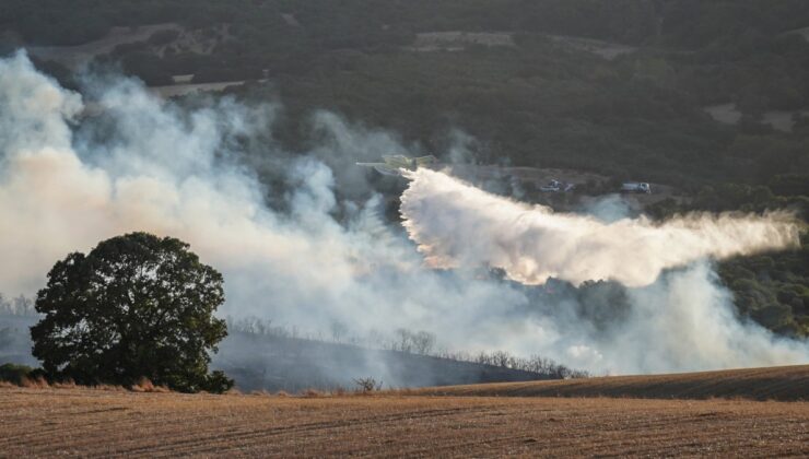 Balıkesir Susurluk’ta orman yangını