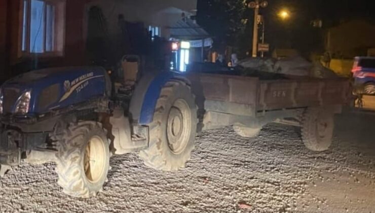 Bursa’da feci olay: Babasının kullandığı traktörün altında kaldı!