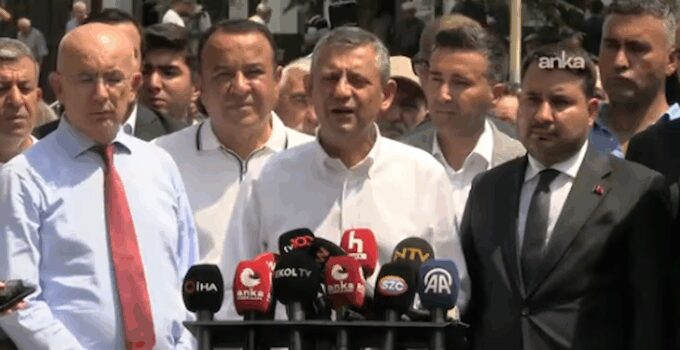 CHP lideri Özel’den ‘komisyon’ ve ‘grev’ açıklaması