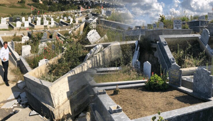 Diriye de ölüye de saygıları yok!