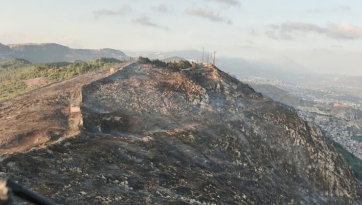 Hatay’da orman yangını 16 saat sonra kontrol altına alındı