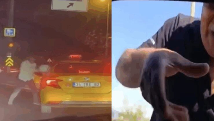 İstanbul trafiğindeki magandalar kamerada