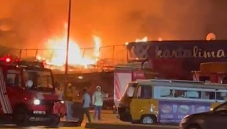İstanbul’daki yangın 4 restoranı kullanılmaz hale getirdi