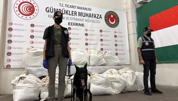 Kapıkule’de 3 tırda kilolarca uyuşturucu ele geçirildi