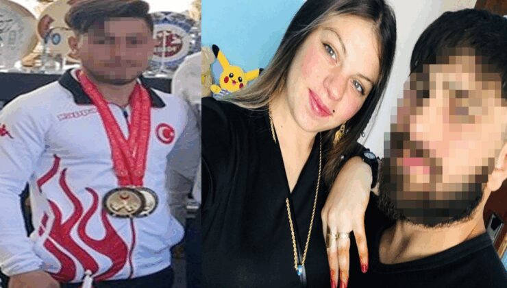 Milli güreşçi eşine dehşeti yaşattı