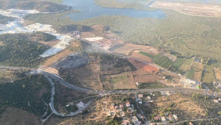 Muğla’da yangın: 2 hektar alan kül oldu