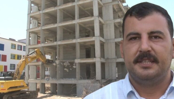 Müteahhit kendini ihbar etti, 5 katlı binasını yıktırdı! Nedeni ise takdir topladı