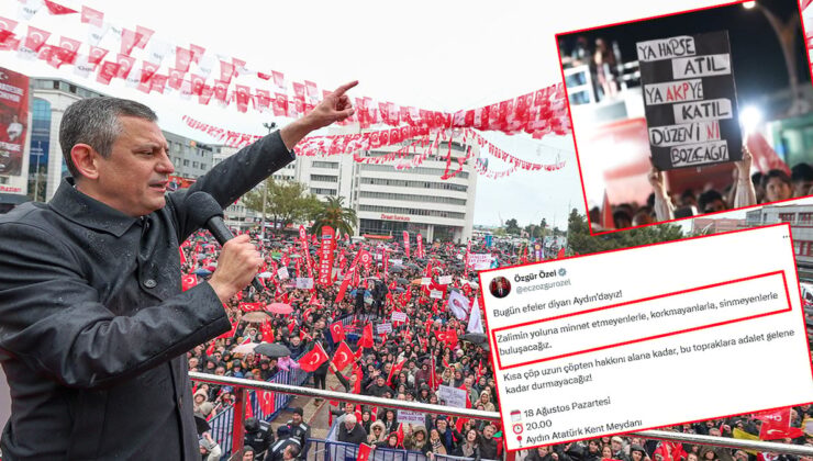 Özgür Özel’den göndermelerle dolu ‘Aydın’ paylaşımı