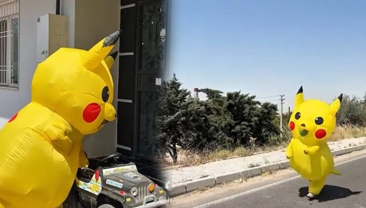 Pikachu, Aksaray mitingine gidiyor