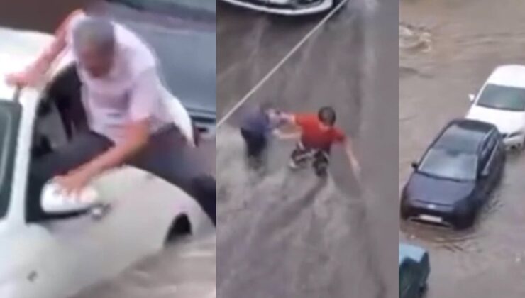 Sağanak kenti felç etti, alt geçitte can pazarı yaşandı