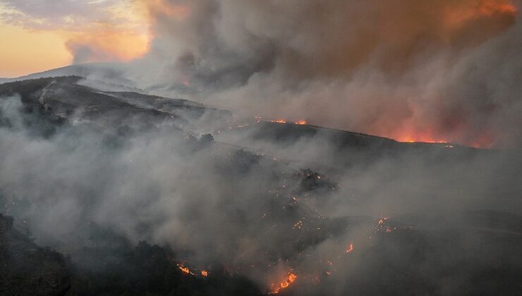 Son Dakika… Çanakkale’deki yangında tarihi alanlar kapatıldı