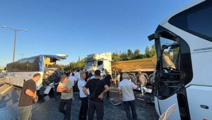 TEM Otoyolu’nda kaza: Trafik durdu! Bir kişi öldü