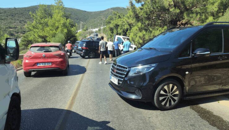 Turistik yolda felaketten dönüldü