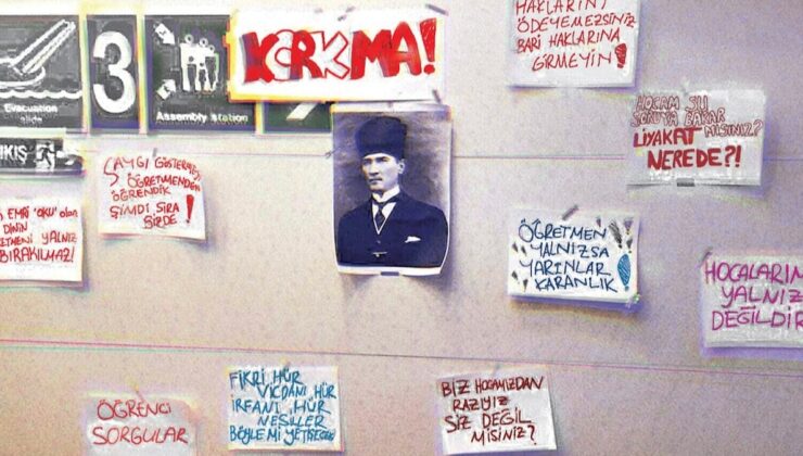 Üç lise öğrencisinin afişinden de korktular