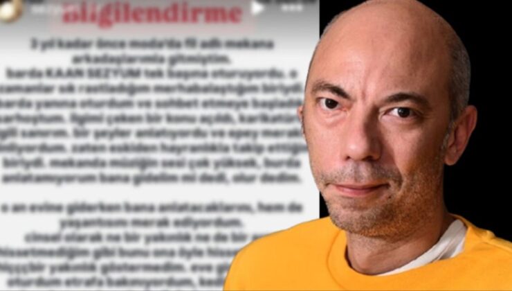 Ünlü komedyen Kaan Sezyum taciz ifşasını kabul etti