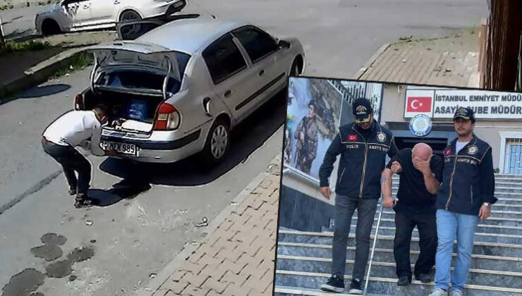 73 yaşında oto hırsızlığından tutuklandı: Polisin yardımıyla merdivenden indi