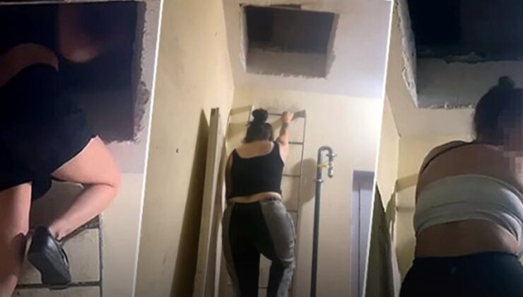 Adana’daki fuhuş operasyonundan ilginç görüntüler