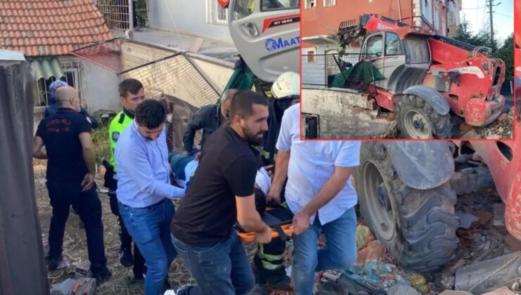 Bilanço çok ağır! Kontrolden çıkan iş makinesi dehşet saçtı