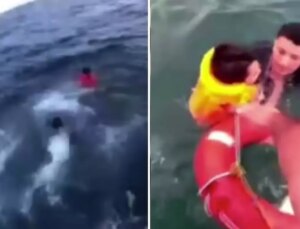 Denizde korku dolu anlar! Tam 1200 metre sürüklenen 6 yaşındaki çocuk böyle kurtarıldı