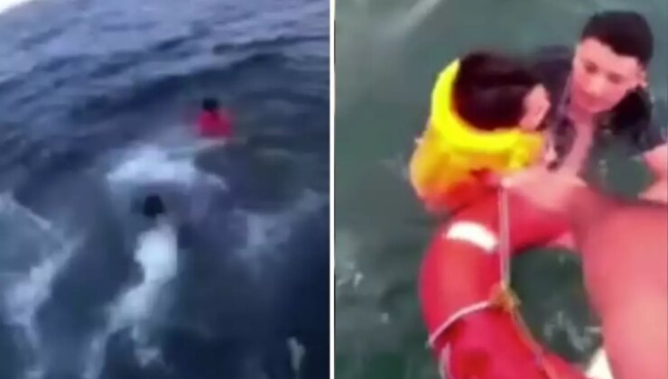 Denizde korku dolu anlar! Tam 1200 metre sürüklenen 6 yaşındaki çocuk böyle kurtarıldı