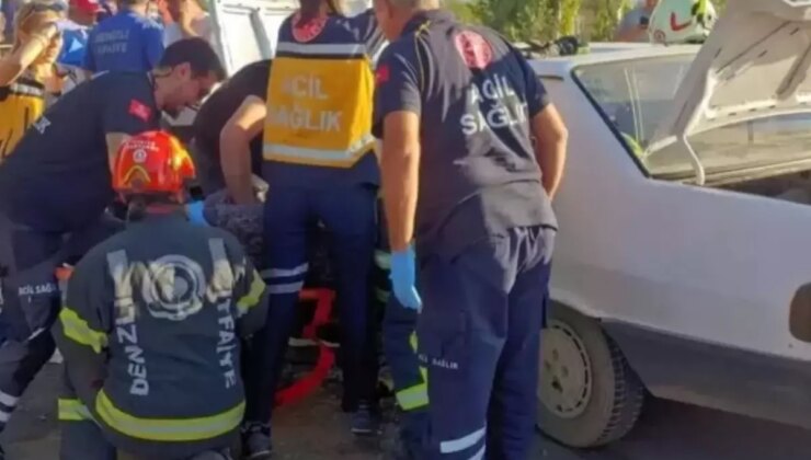 Denizli’de feci kaza! 1 ölü, 5 yaralı