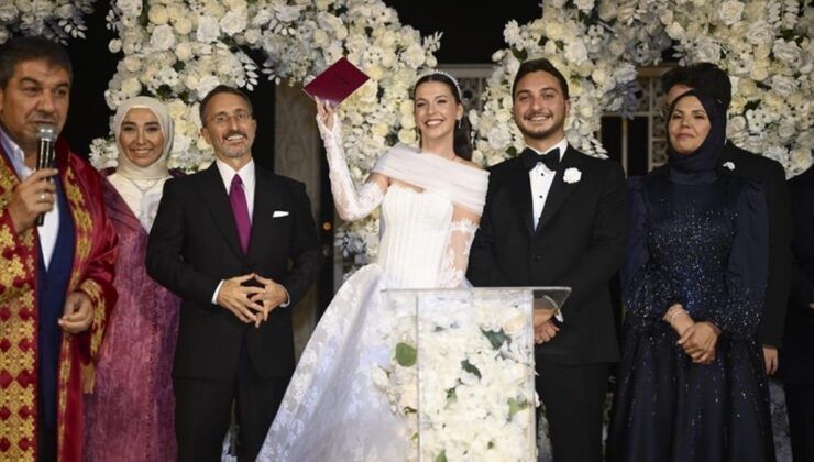 Düne kadar Erdoğan’ın sağ koluydu… Oğlunun düğününde gözler Erdoğan’ı aradı