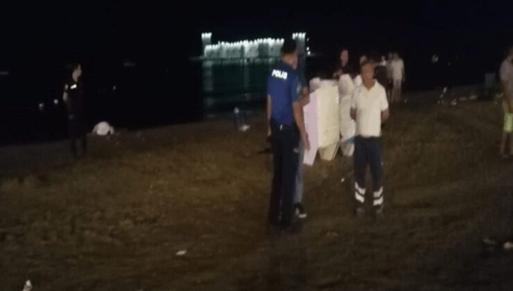 Gece denize girip, felaketi yaşadı