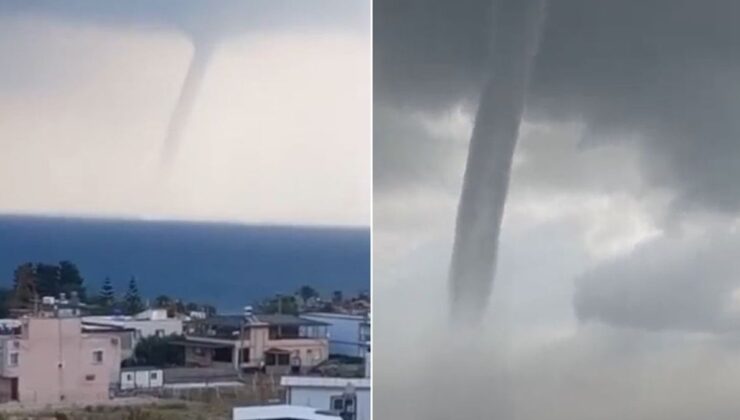 Hatay’da hortum çıktı!