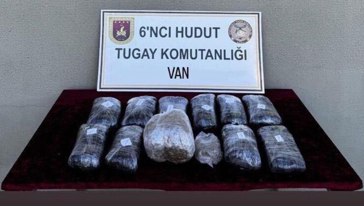 İran sınırında kilolarca uyuşturucu yakalandı