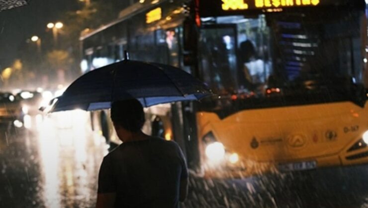 İstanbul’a yağmur sürprizi! Meteoroloji saat verdi