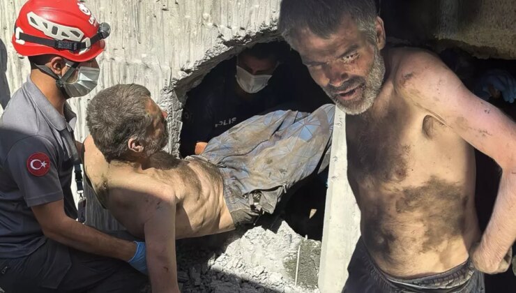 İstanbul’da 15 metrelik duvarın arasında günlerce mahsur kaldı, sesleri duyanlar ihbar etti