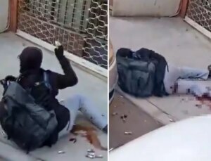 İşte 2 polisimizi şehit eden saldırganın yakalanma anı: Üzerinde bomba var, vur abi vur