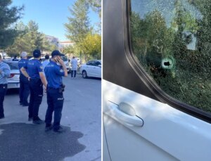 Lise önünde birbirlerine kurşun yağdırdılar