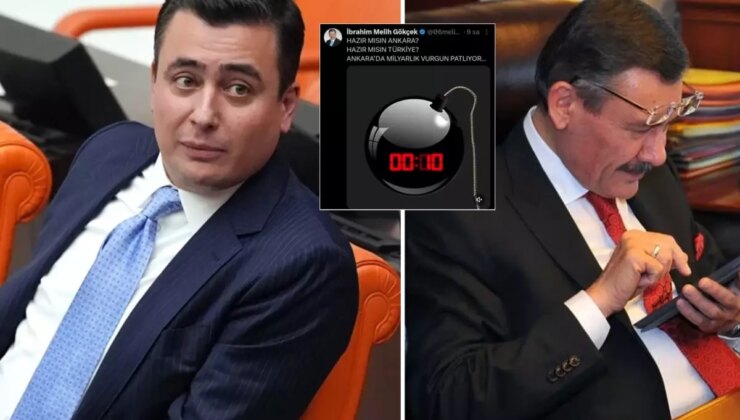 Melih Gökçek’in “Saatli bomba” paylaşımını oğlu böyle savundu: Babam onu kast etti