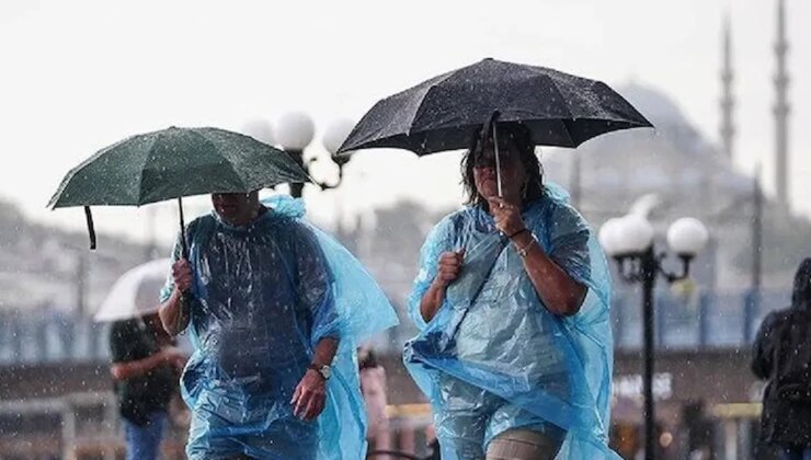 Meteoroloji uyardı: Pazartesi ve salı günü sağanak yağış geliyor