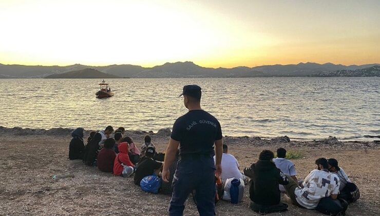 Muğla’da 154 göçmen ve 3 göçmen kaçakçısı yakalandı