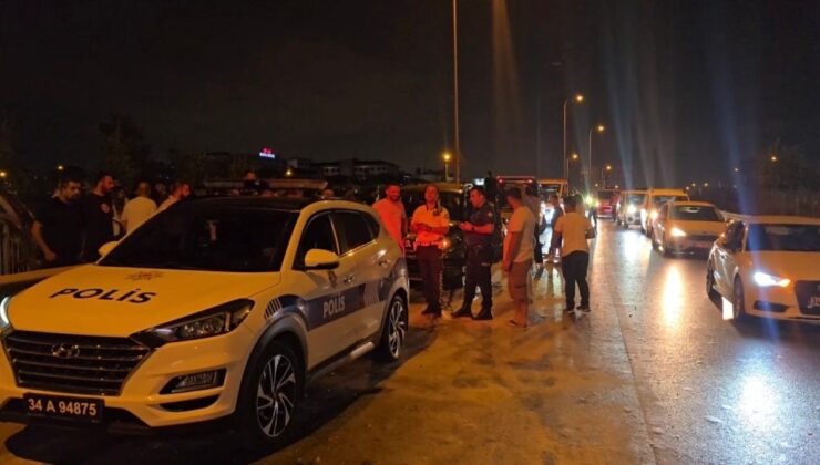 Sancaktepe’de 8 araç birbirine girdi