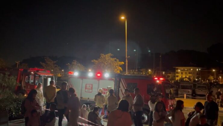 Tarabya’da panik: Otelde yangın çıktı