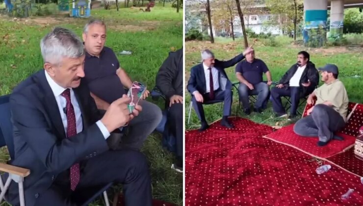 Tartışma yaratan görüntü: Belediye başkanı, arsa alan Arapları böyle tebrik etti