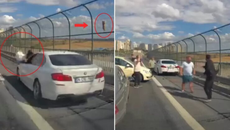 Viyadükteki kediyi kurtarmak isteyen kadına araba çarptı, sonra ortalık karıştı