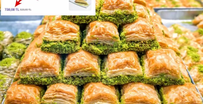 1 dilim baklavanın fiyatı, pes dedirtti