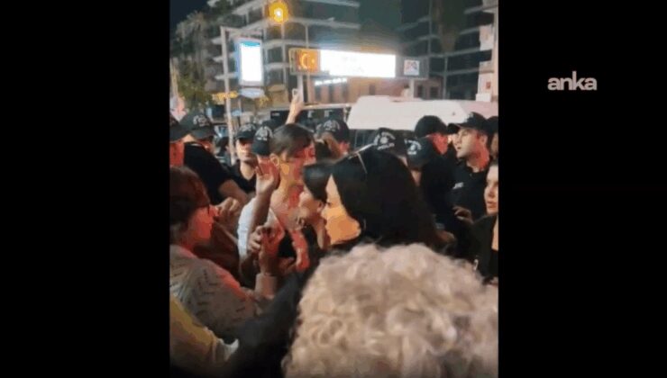 11. Yargı Paketi protestosu: LGBTİ flaması arbede çıkardı