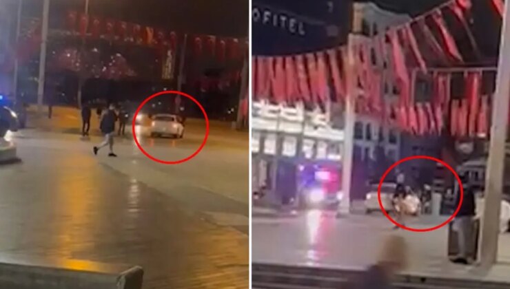 Alkollü avukat, polis memuruna çarpıp kaçtı: O anlar kamerada