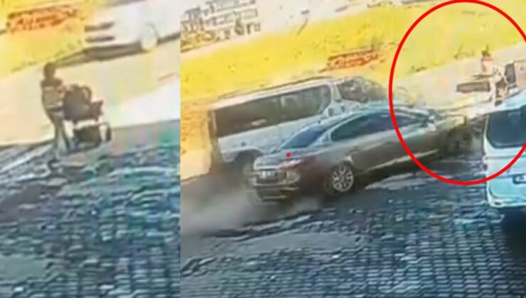 Bebek arabasıyla ilerliyordu… Mucize kurtuluş
