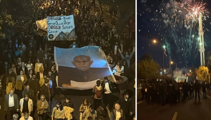 Diyarbakır’da “Öcalan’a özgürlük” yürüyüşüne biber gazlı müdahale